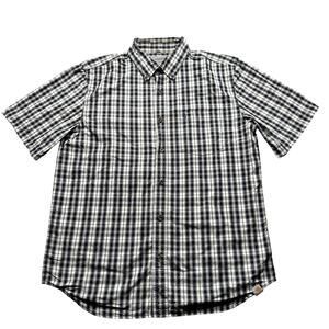 Carhartt Essential Plaid Button Down Short Sleeve Shirt Mens Large 101552